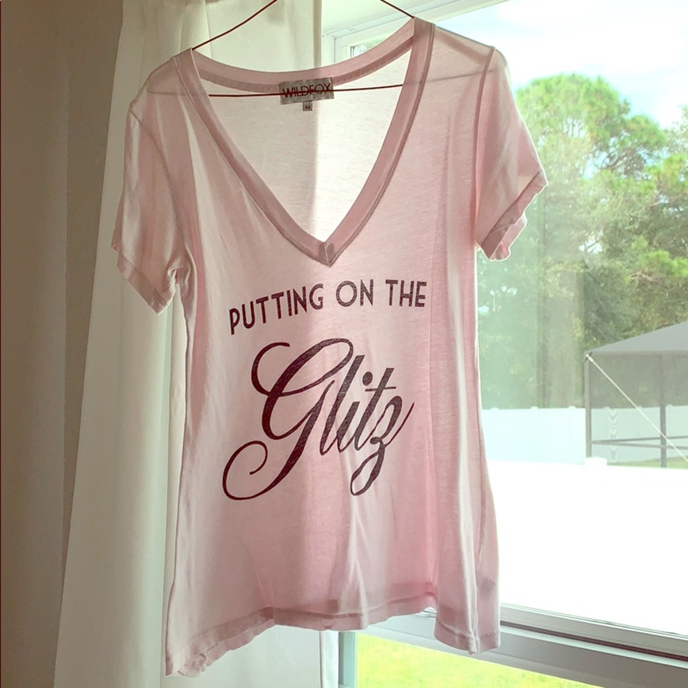 Wildfox putting on the glitz tee